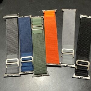 Colorful Nylon Watch Bands Set